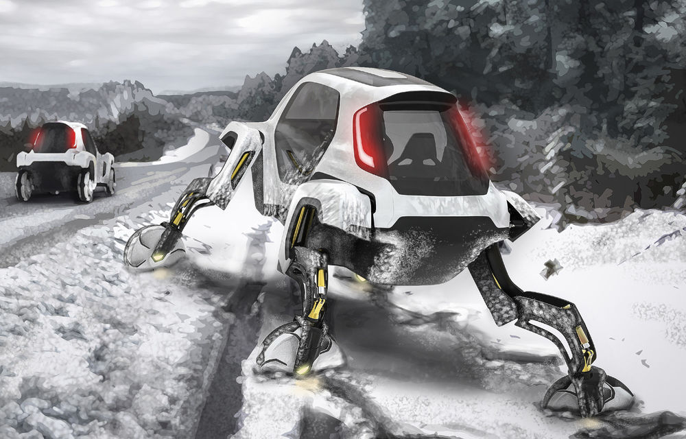 Hyundai vrea să dezvolte vehicule neconvenționale: primul proiect este Elevate, o mașinărie pentru misiuni de salvare - Poza 4
