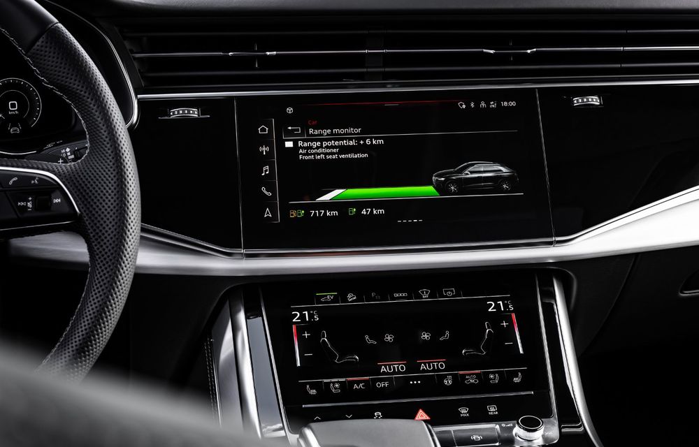 Audi Q8 primește versiuni plug-in hybrid: până la 462 de cai putere și autonomie electrică de 47 de kilometri - Poza 28