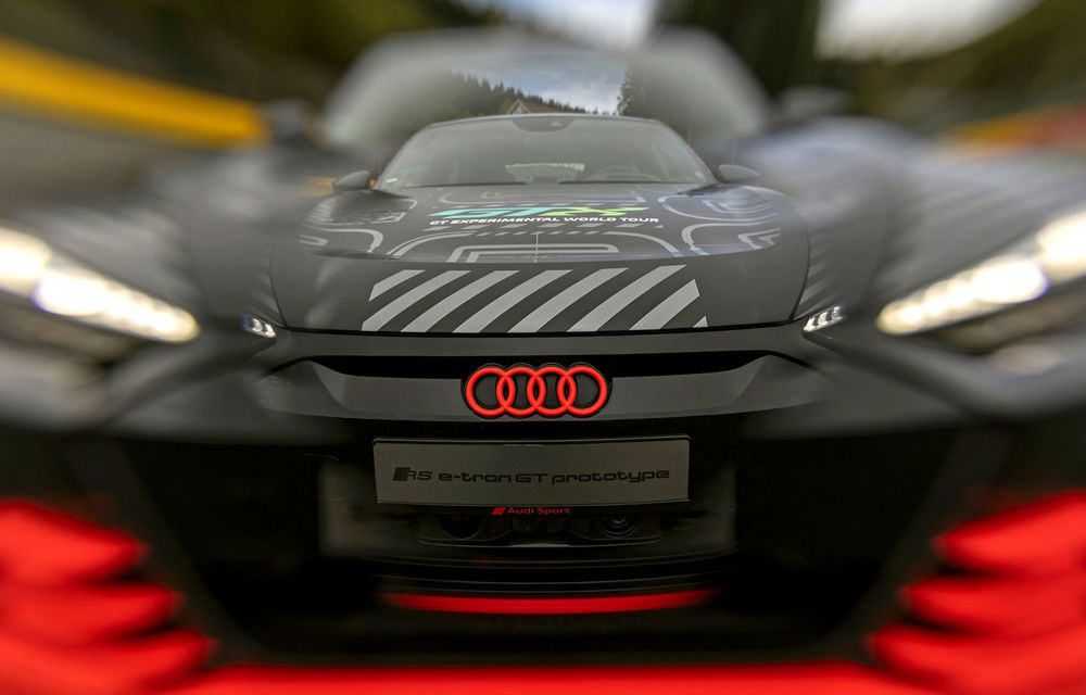 Imagini noi cu prototipul Audi RS e-tron GT: modelul electric de performanță ar putea avea 700 de cai putere - Poza 3