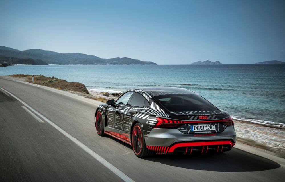 Imagini și informații noi referitoare la viitorul Audi RS e-tron GT: două motoare electrice cu până la 655 CP și autonomie estimată de 400 de kilometri - Poza 26