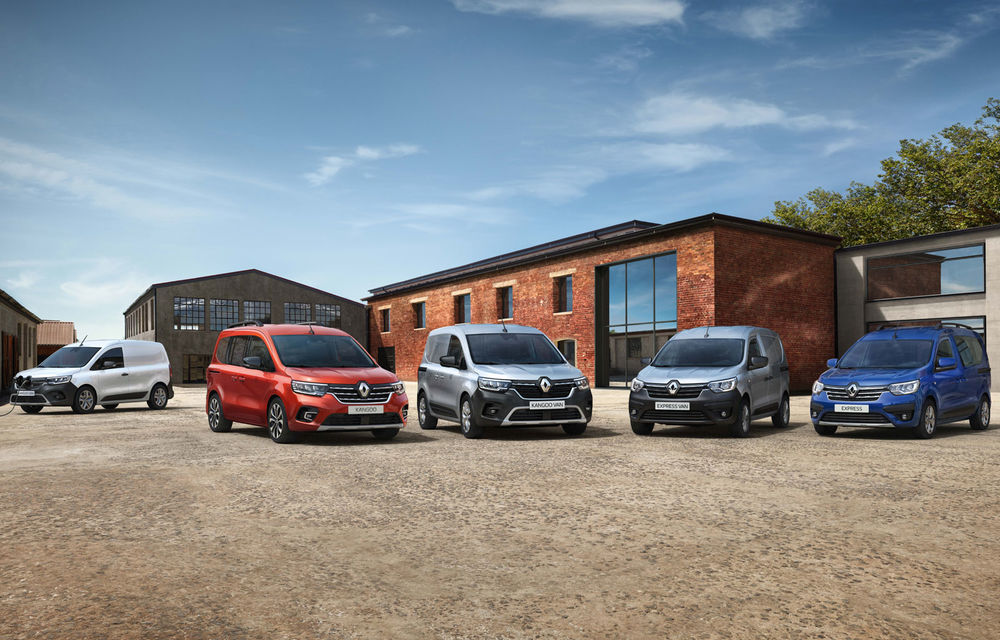 Actualizare în gama de utilitare Renault: noul Kangoo va avea versiune electrică, iar Dacia Dokker devine Renault Express - Poza 1