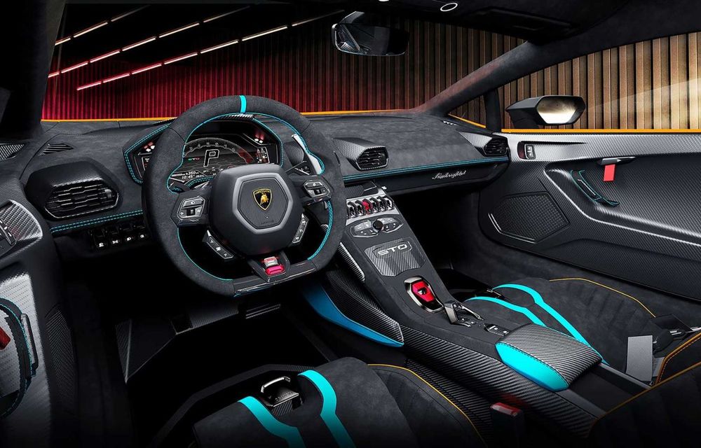 Lamborghini prezintă Huracan STO: modelul de stradă preia elemente aerodinamice de pe versiunea de circuit. Roți motrice spate și motor V10 cu 640 CP - Poza 17