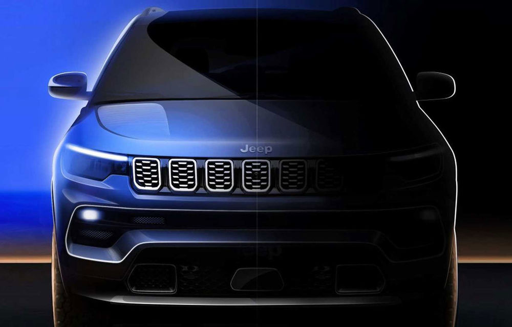 Primele teasere cu Jeep Compass facelift: SUV-ul compact va primi modificări de design și noutăți la interior - Poza 1