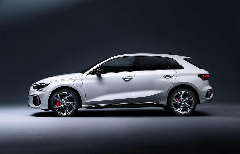 O nouă versiune plug-in hybrid pentru Audi A3 Sportback: 245 de cai putere și autonomie electrică de până la 63 de kilometri - Poza 3