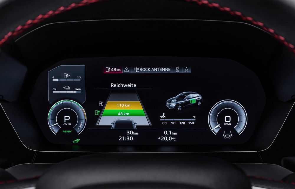 O nouă versiune plug-in hybrid pentru Audi A3 Sportback: 245 de cai putere și autonomie electrică de până la 63 de kilometri - Poza 13