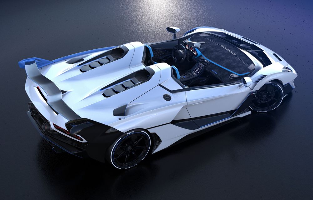 Lamborghini a prezentat SC20: supercar-ul unicat nu are plafon și este echipat cu un V12 de 770 CP - Poza 4