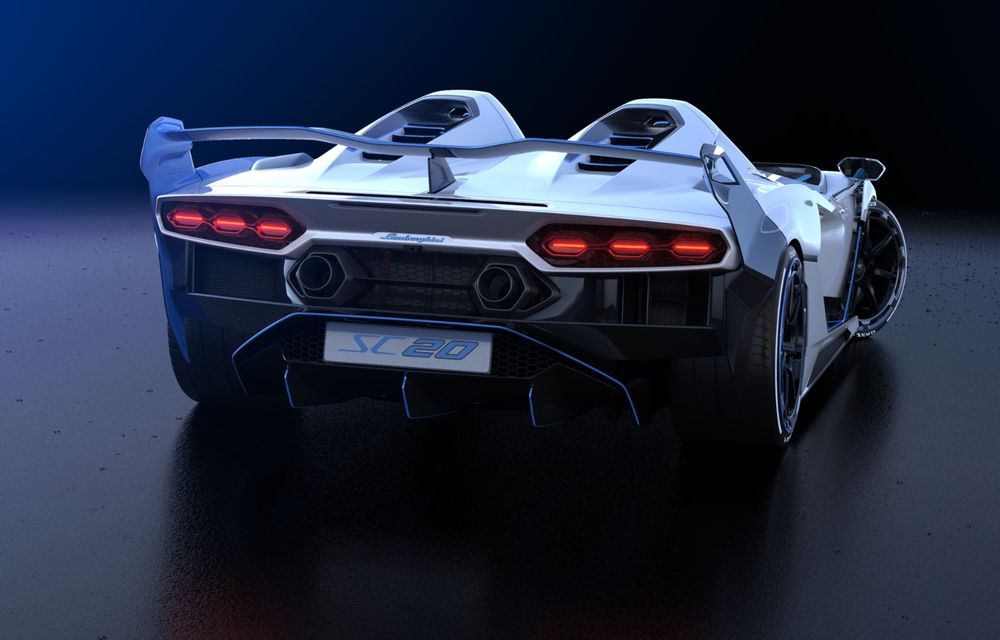 Lamborghini a prezentat SC20: supercar-ul unicat nu are plafon și este echipat cu un V12 de 770 CP - Poza 6