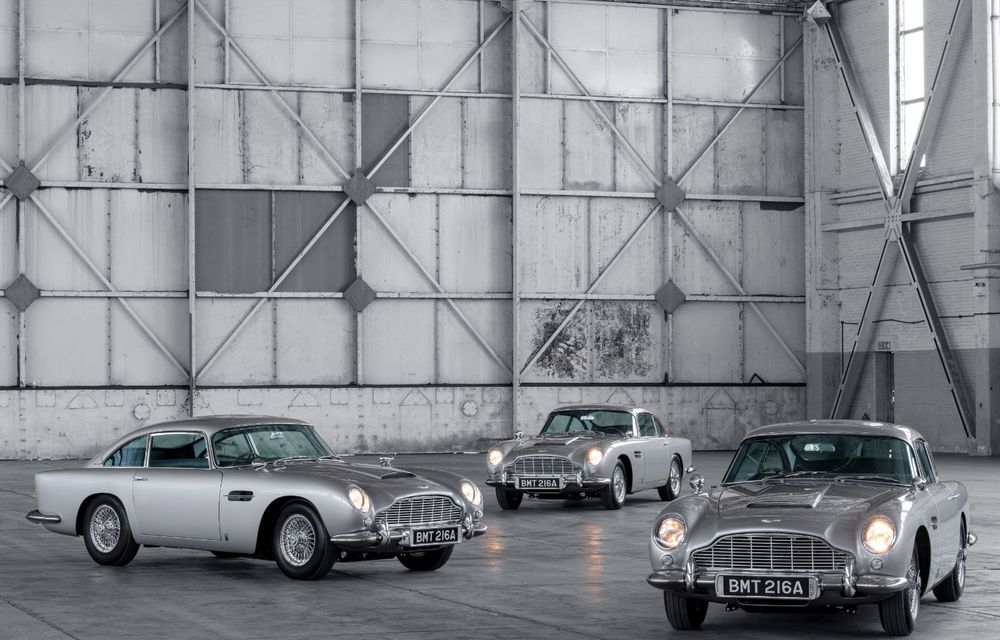 Aston Martin a început livrările modelului DB5 Goldfinger Continuation: britanicii au marcat momentul cu o ședință foto cu 5 dintre cele 25 de unități programate - Poza 7