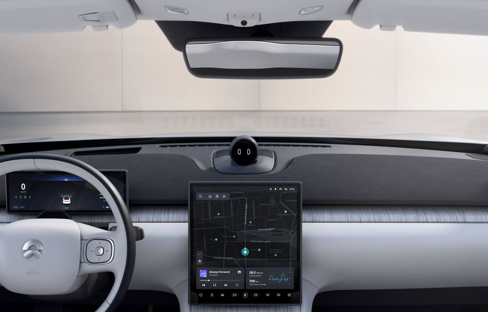 Nio prezintă sedanul electric ET7: 650 de cai putere și autonomie de până la 1.000 de kilometri - Poza 2