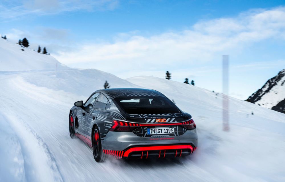 Imagini noi cu Audi e-tron GT: modelul electric va fi prezentat oficial în 9 februarie - Poza 4
