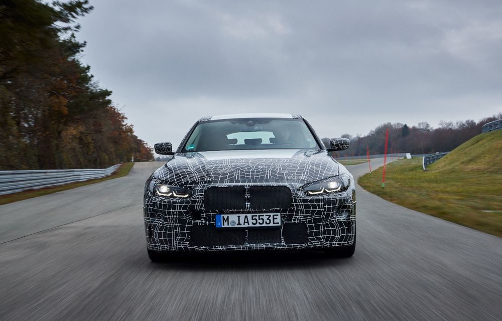 BMW prezintă imagini noi cu prototipul i4: modelul electric va fi lansat în acest an - Poza 13