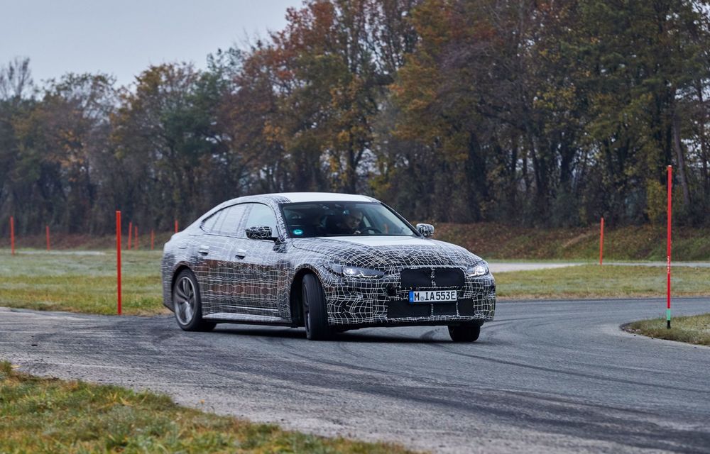 BMW prezintă imagini noi cu prototipul i4: modelul electric va fi lansat în acest an - Poza 10