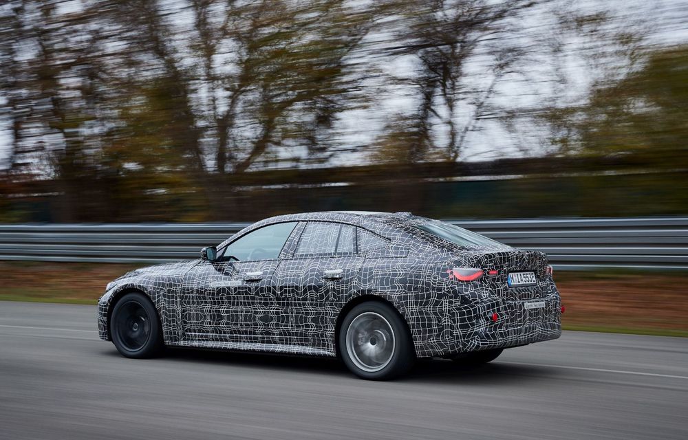 BMW prezintă imagini noi cu prototipul i4: modelul electric va fi lansat în acest an - Poza 15