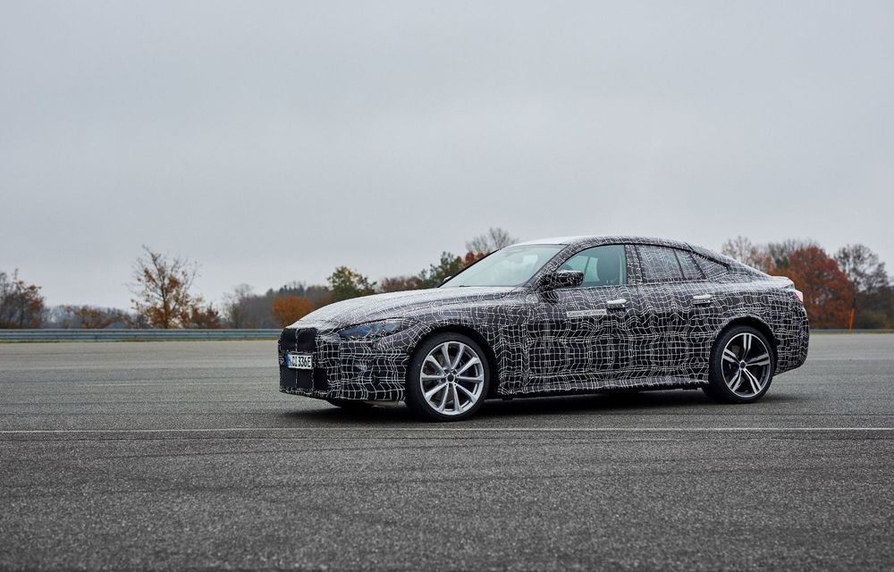 BMW prezintă imagini noi cu prototipul i4: modelul electric va fi lansat în acest an - Poza 18