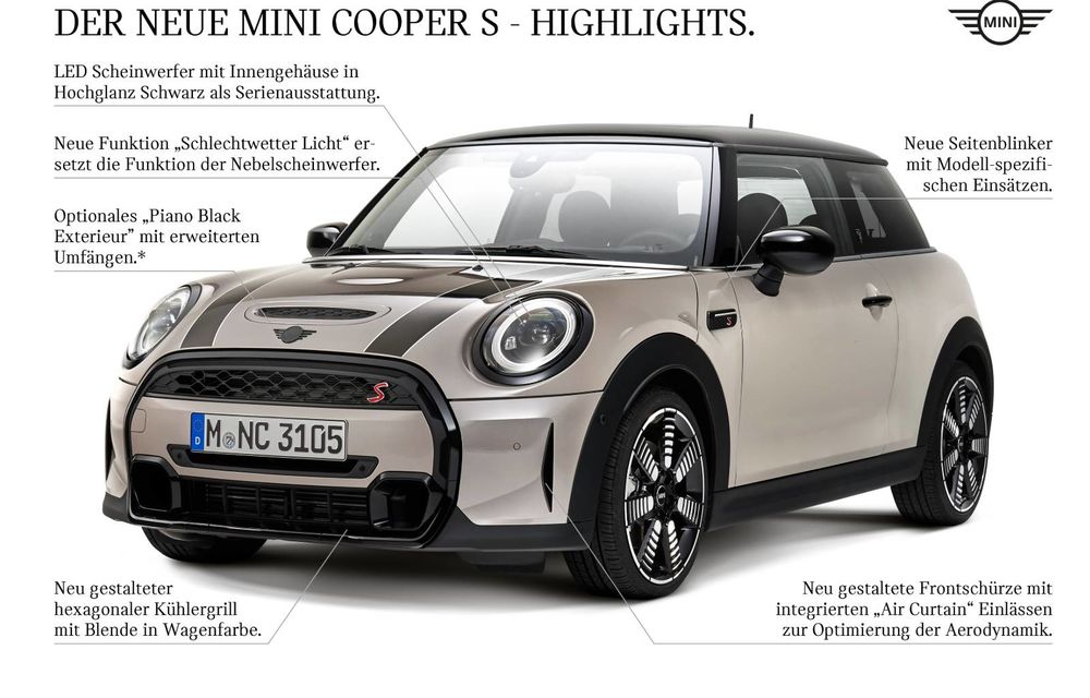 Acesta este noul Mini facelift: design nou, volan încălzit și frână de parcare electronică - Poza 6