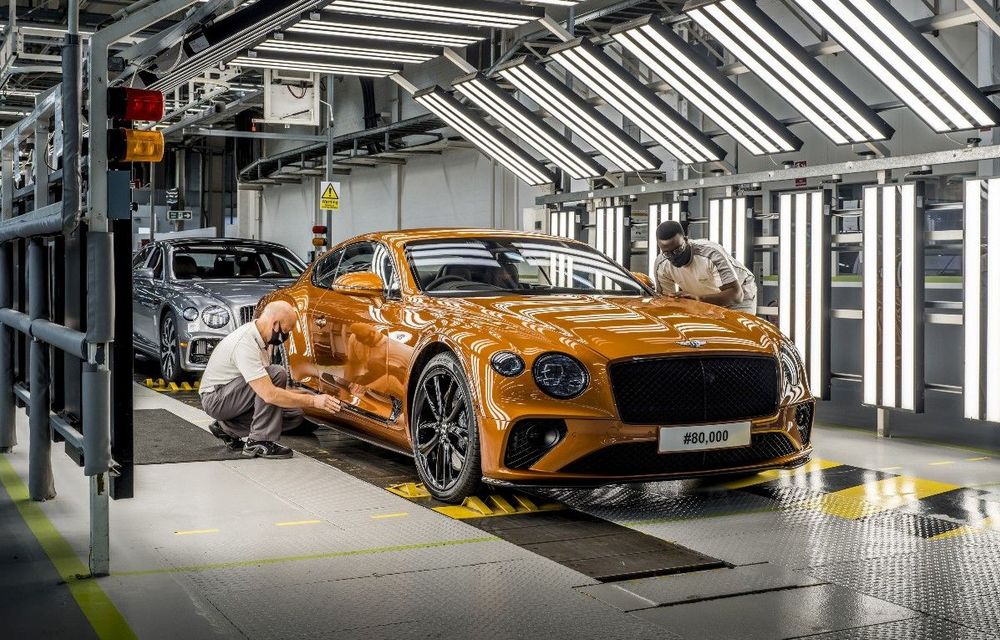 Sărbătoare la Bentley: producția lui Continental GT a atins borna 80.000 - Poza 1