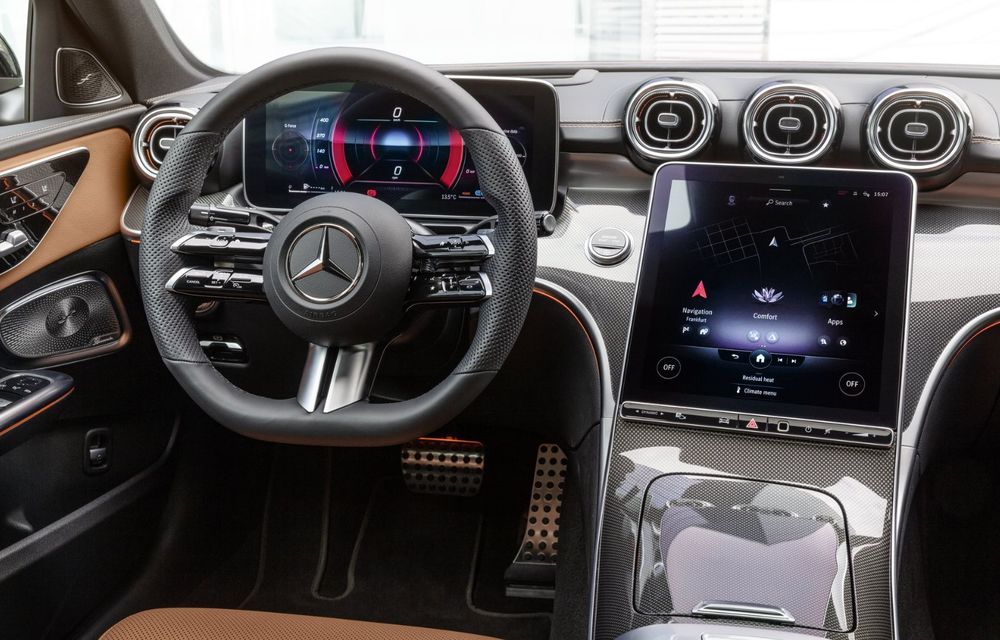 Acesta este noul Mercedes-Benz Clasa C: design apropiat de Clasa S și motorizări electrificate - Poza 26
