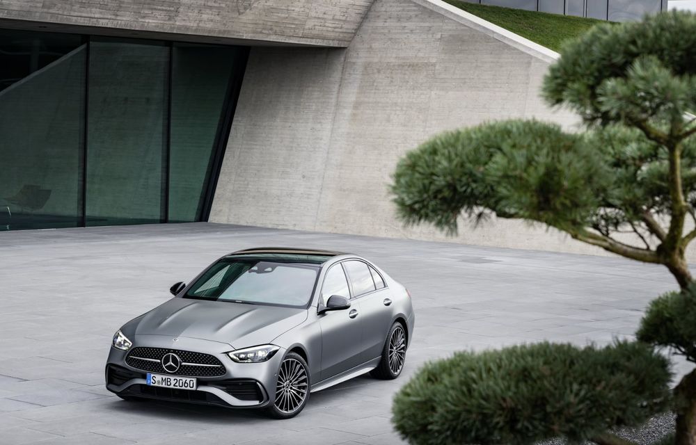 Acesta este noul Mercedes-Benz Clasa C: design apropiat de Clasa S și motorizări electrificate - Poza 13