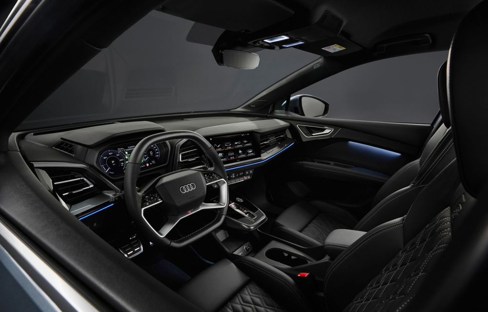 Audi Q4 e-tron: primele imagini și informații din interiorul SUV-ului electric - Poza 6