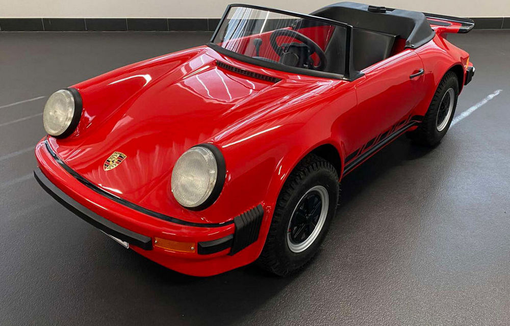 În 1983, Porsche a construit o mașină pentru copii, cu motor pe benzină. Acum costă cât o mașină adevărată - Poza 1