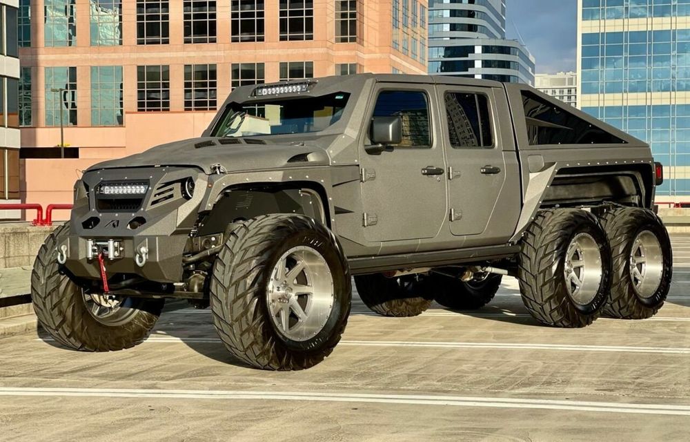 Apocalypse Hellfire este un Jeep cu șase roți care costă 200.000 de dolari - Poza 1