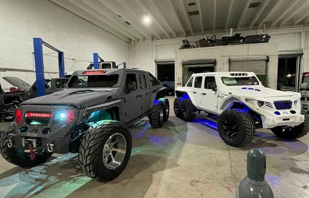 Apocalypse Hellfire este un Jeep cu șase roți care costă 200.000 de dolari - Poza 4