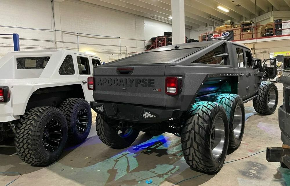 Apocalypse Hellfire este un Jeep cu șase roți care costă 200.000 de dolari - Poza 8