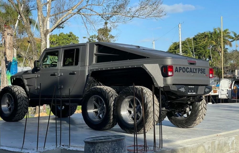 Apocalypse Hellfire este un Jeep cu șase roți care costă 200.000 de dolari - Poza 7