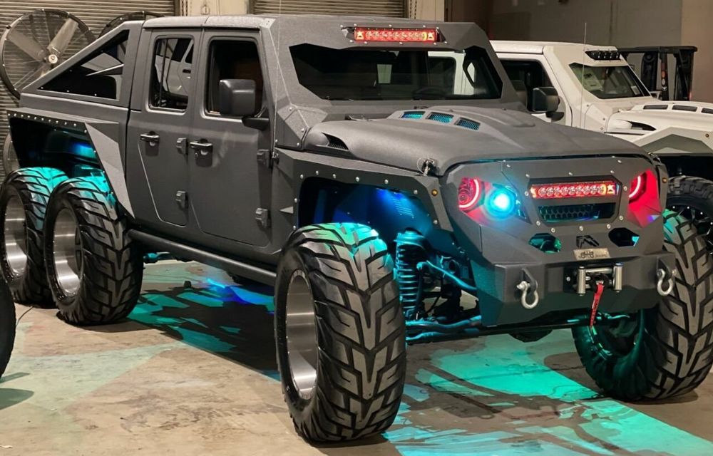 Apocalypse Hellfire este un Jeep cu șase roți care costă 200.000 de dolari - Poza 3