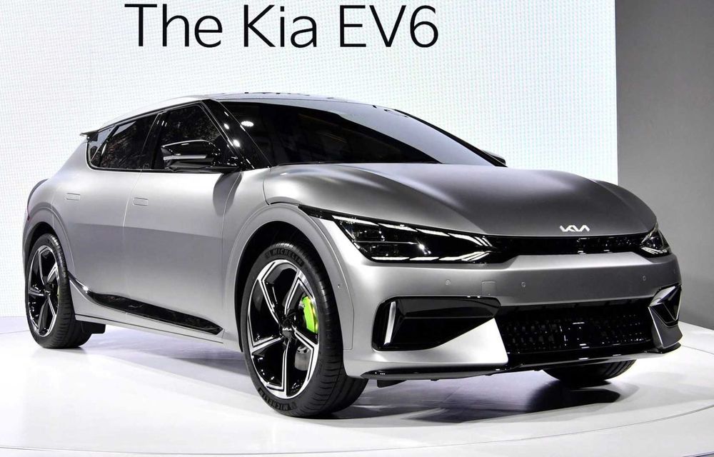 Kia a publicat primele imagini reale cu noul EV6 în versiunea GT - Poza 1