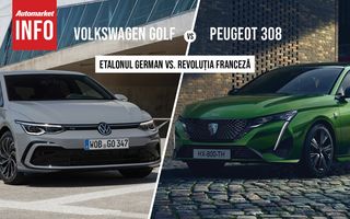 AUTOMARKET INFO: Comparație între Volkswagen Golf și Peugeot 308