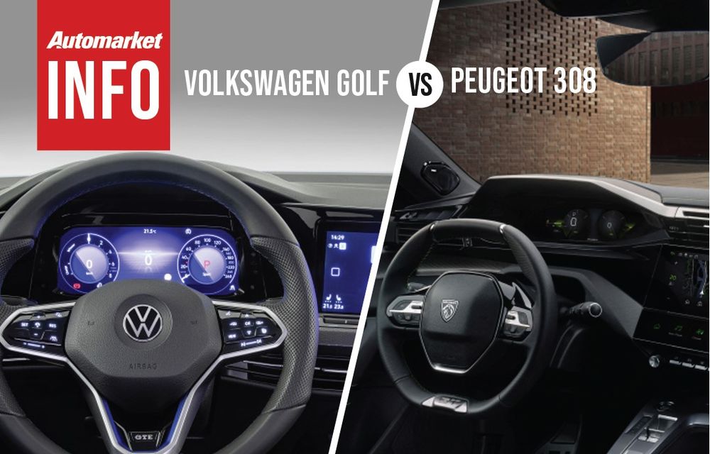 AUTOMARKET INFO: Comparație între Volkswagen Golf și Peugeot 308 - Poza 7