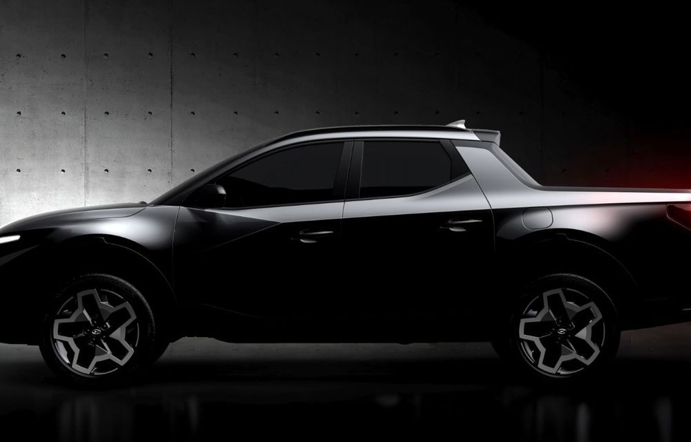 Imagini-teaser cu viitorul pick-up Hyundai Santa Cruz: prezentare în 15 aprilie - Poza 3