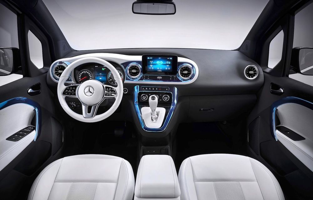 Conceptul Mercedes-Benz EQT a debutat oficial. Anunță lansarea unei autoutilitare urbane cu zero emisii - Poza 9