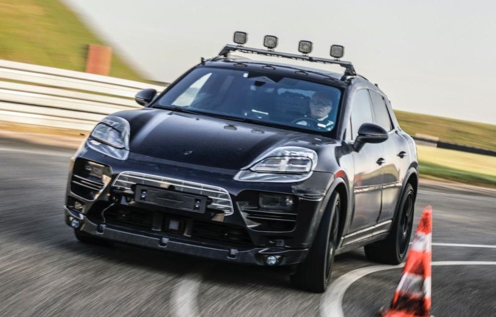 Primele imagini cu Porsche Macan electric: lansare în 2023 - Poza 1