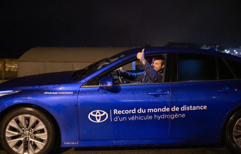 Nou record mondial: Toyota Mirai a parcurs 1.003 kilometri cu un singur plin de hidrogen - Poza 2