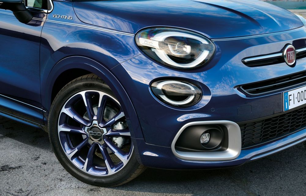 Fiat 500X Yachting: plafon soft-top retractabil și ornamente inspirate din lumea ambarcațiunilor - Poza 30