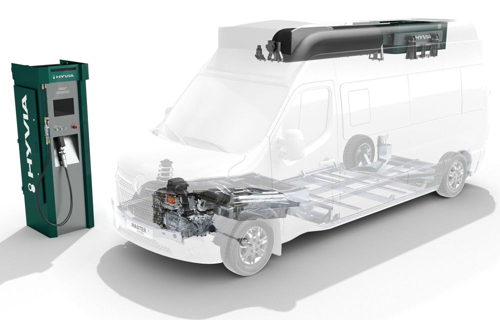 Renault vrea să producă versiuni pe hidrogen ale utilitarei Master - Poza 1