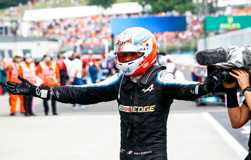 Esteban Ocon scrie istorie pe Hungaroring cu prima victorie în F1 din cariera francezului - Poza 5
