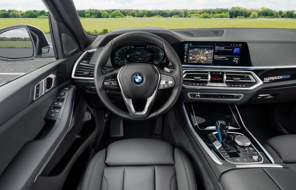 OFICIAL: BMW iX5 Hydrogen este versiunea pe hidrogen a lui X5; plinul se face în 3-4 minute - Poza 10