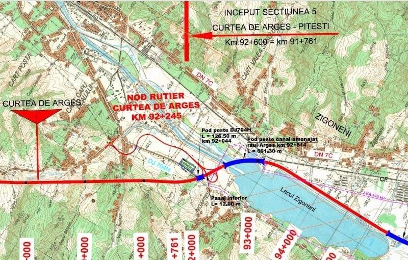 Autostrada Pitești-Sibiu: lucrările pe lotul dintre Pitești și Curtea de Argeș încep în septembrie - Poza 1
