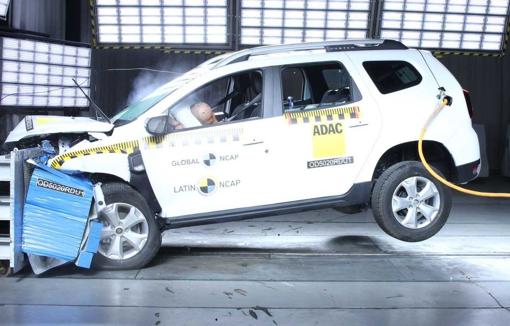 Renault Duster, produs în Brazilia, a obținut zero stele la testele Latin NCAP - Poza 1