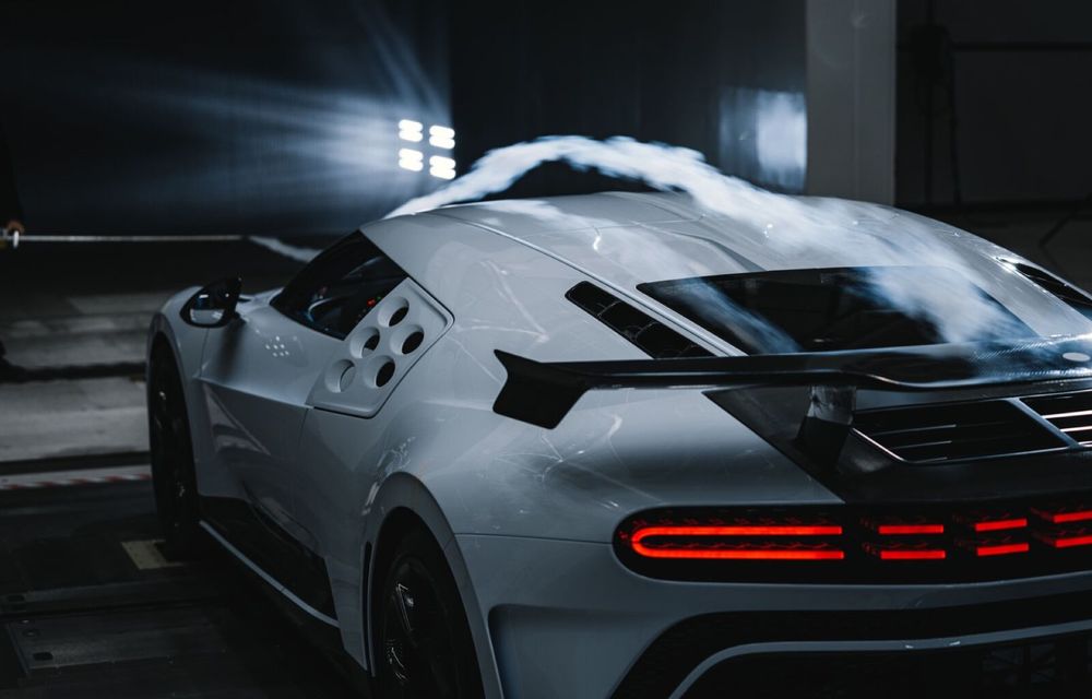 Bugatti Centodieci a fost testat cu brio în tunelul aerodinamic. Vor exista doar 10 exemplare - Poza 6