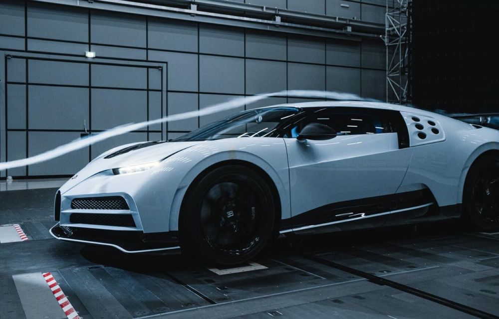 Bugatti Centodieci a fost testat cu brio în tunelul aerodinamic. Vor exista doar 10 exemplare - Poza 2