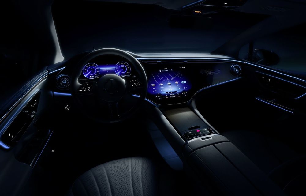 Noul Mercedes-Benz EQE: rivalul lui Tesla Model S debutează cu 292 CP și 660 km autonomie - Poza 38