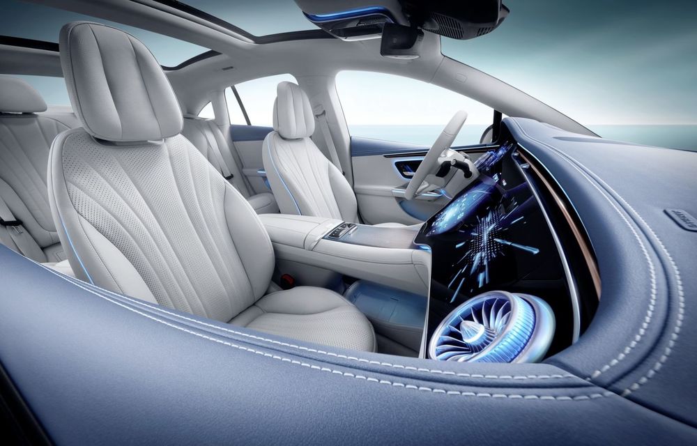 Noul Mercedes-Benz EQE: rivalul lui Tesla Model S debutează cu 292 CP și 660 km autonomie - Poza 42