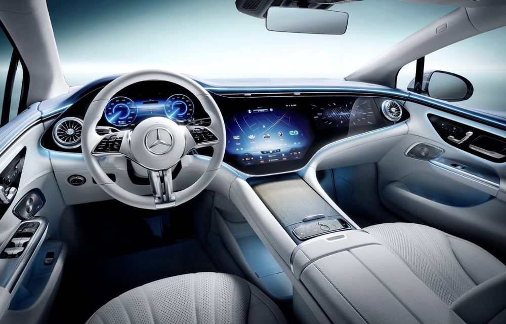Noul Mercedes-Benz EQE: rivalul lui Tesla Model S debutează cu 292 CP și 660 km autonomie - Poza 43