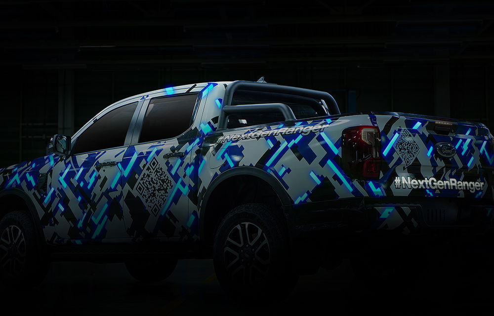 Noi imagini teaser cu viitorul Ford Ranger. Debut comercial în 2022 - Poza 1