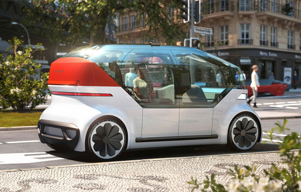 Volkswagen OnePod este conceptul unui vehicul autonom, oferit spre închiriere în viitor - Poza 1