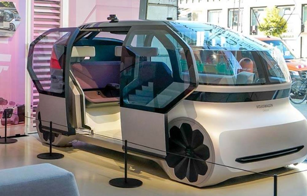 Volkswagen OnePod este conceptul unui vehicul autonom, oferit spre închiriere în viitor - Poza 2